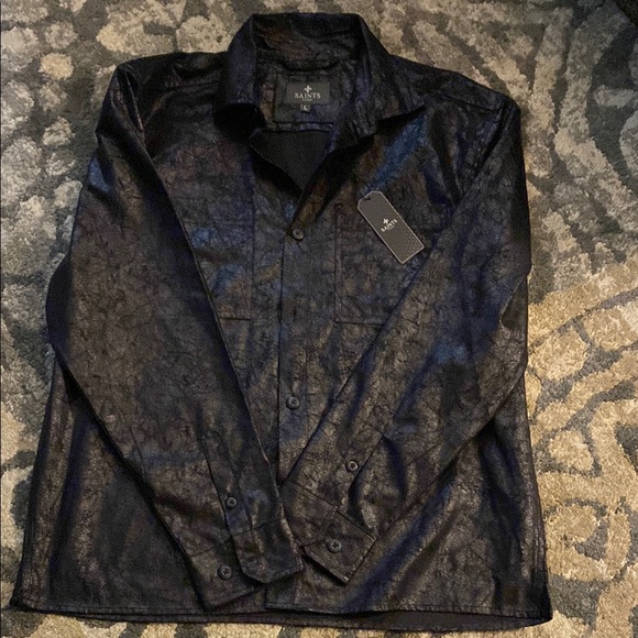 Saints Studio Button Up - Picture 1 of 5
